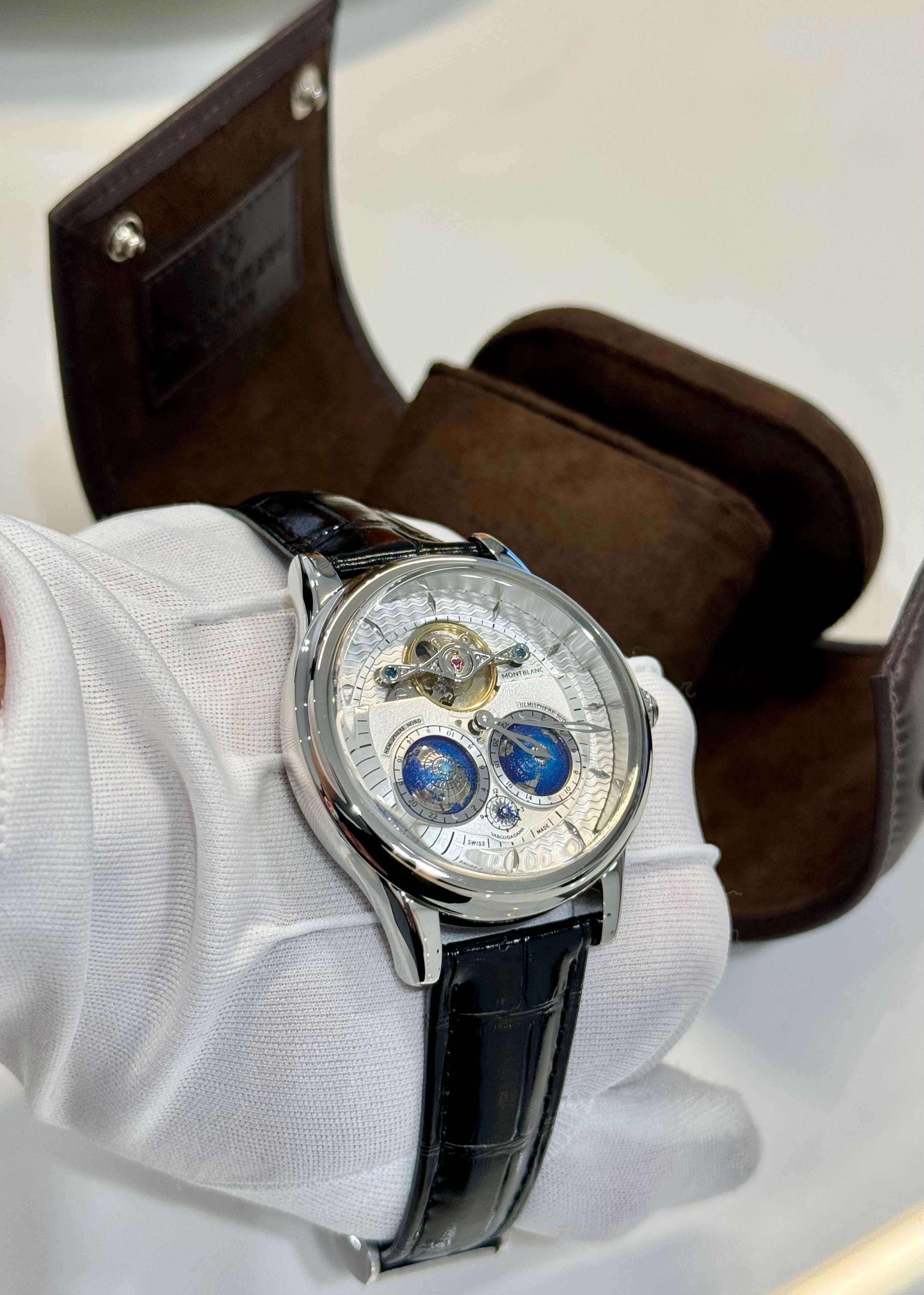 montblanc tourbillion сребро