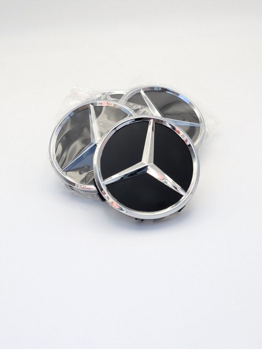 Set 4 capace roti 75 mm compatibil cu  janta Mercedes