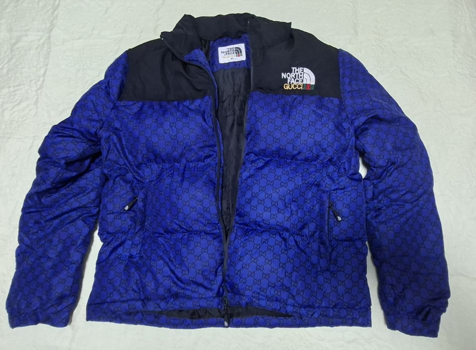 Geacă puffer din colaborarea The North Face x Gucci mărime XL