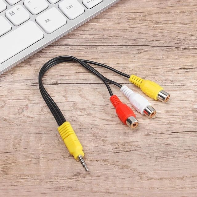 Cablu 3,5 MM la 3 RCA Cablu adaptor AV / video pentru TV TCL