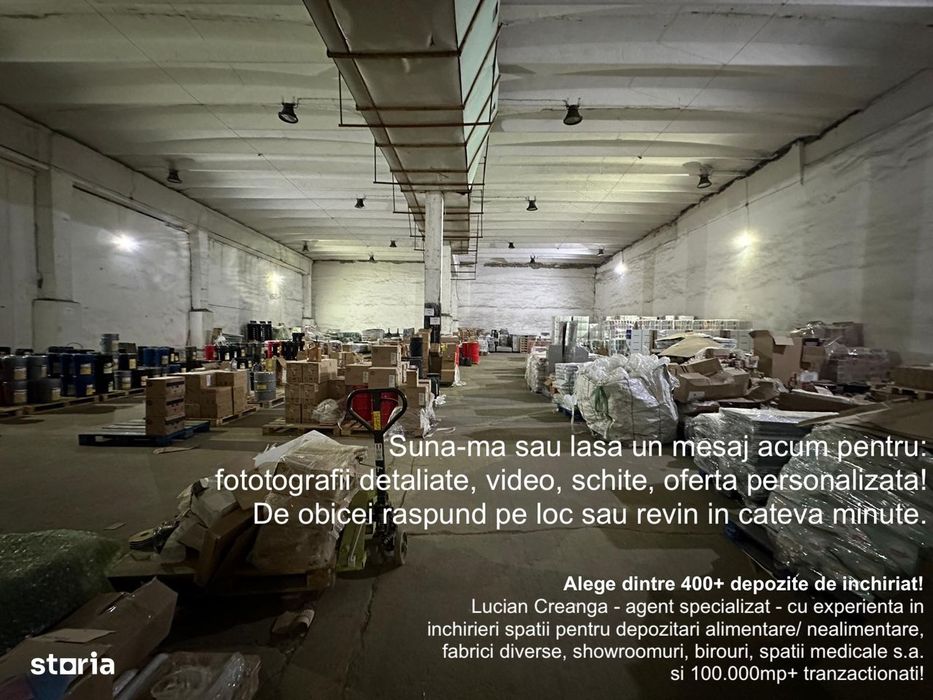 Spatii depozitare eventual paleti de la 50mp la 200mp, bd. Metalurgiei