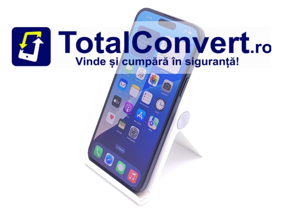 Apple iPhone 15 Plus 128GB Black 6GB, Garantie 24 luni | #D86786