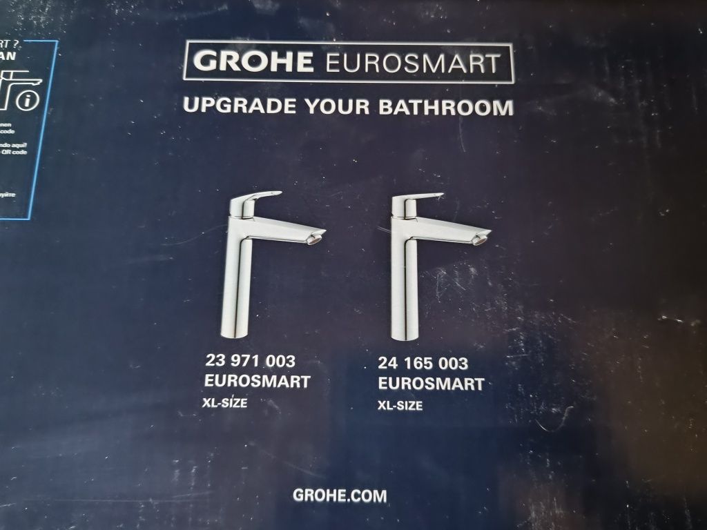 Нов висок смесител за мивка Grohe Eurosmart New XL 5 години гаранция