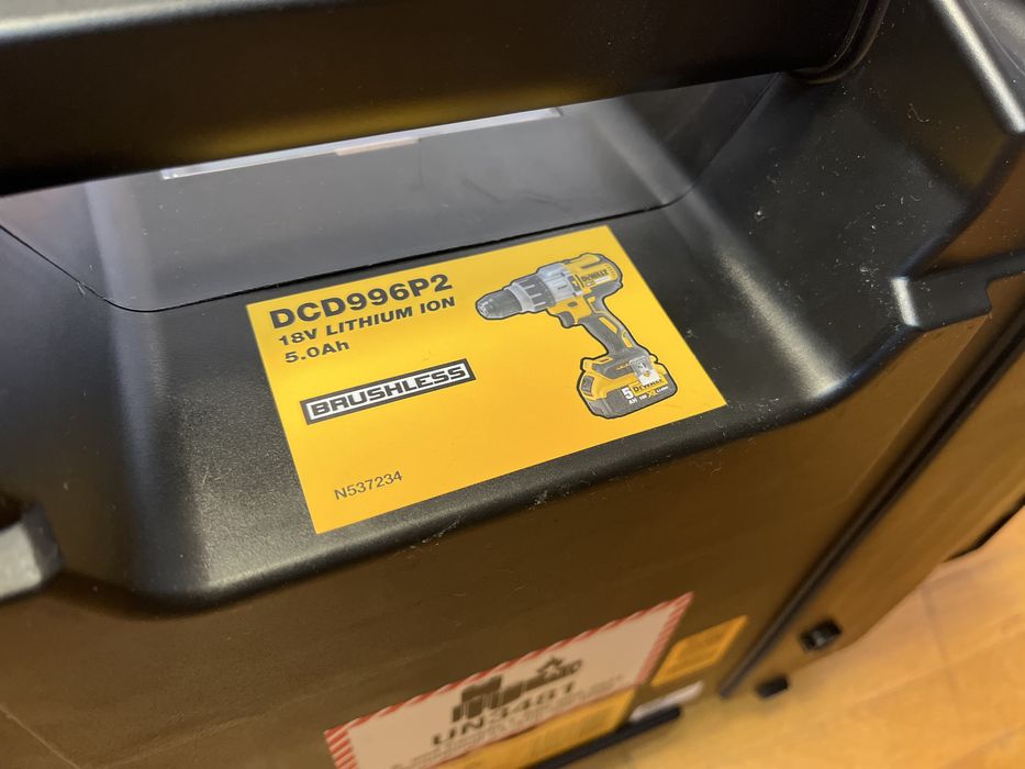 Valiza/Geanta dedicata DCD996 (sau modele similare), originala-DeWALT.