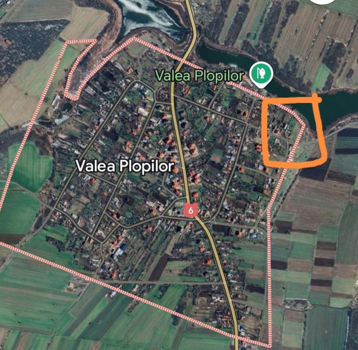 Teren intravilan de vânzare Sat. Valea Plopilor, jud Giurgiu