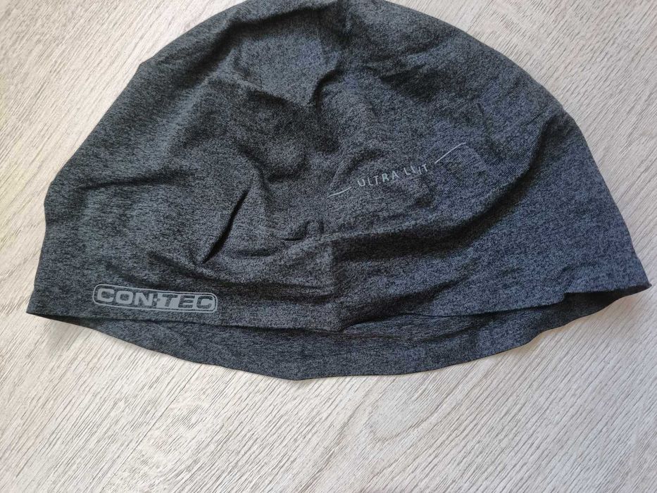 Fes CONTEC Under Helmet Cap Red Line Slim Cap pt biciclisti, moto, etc