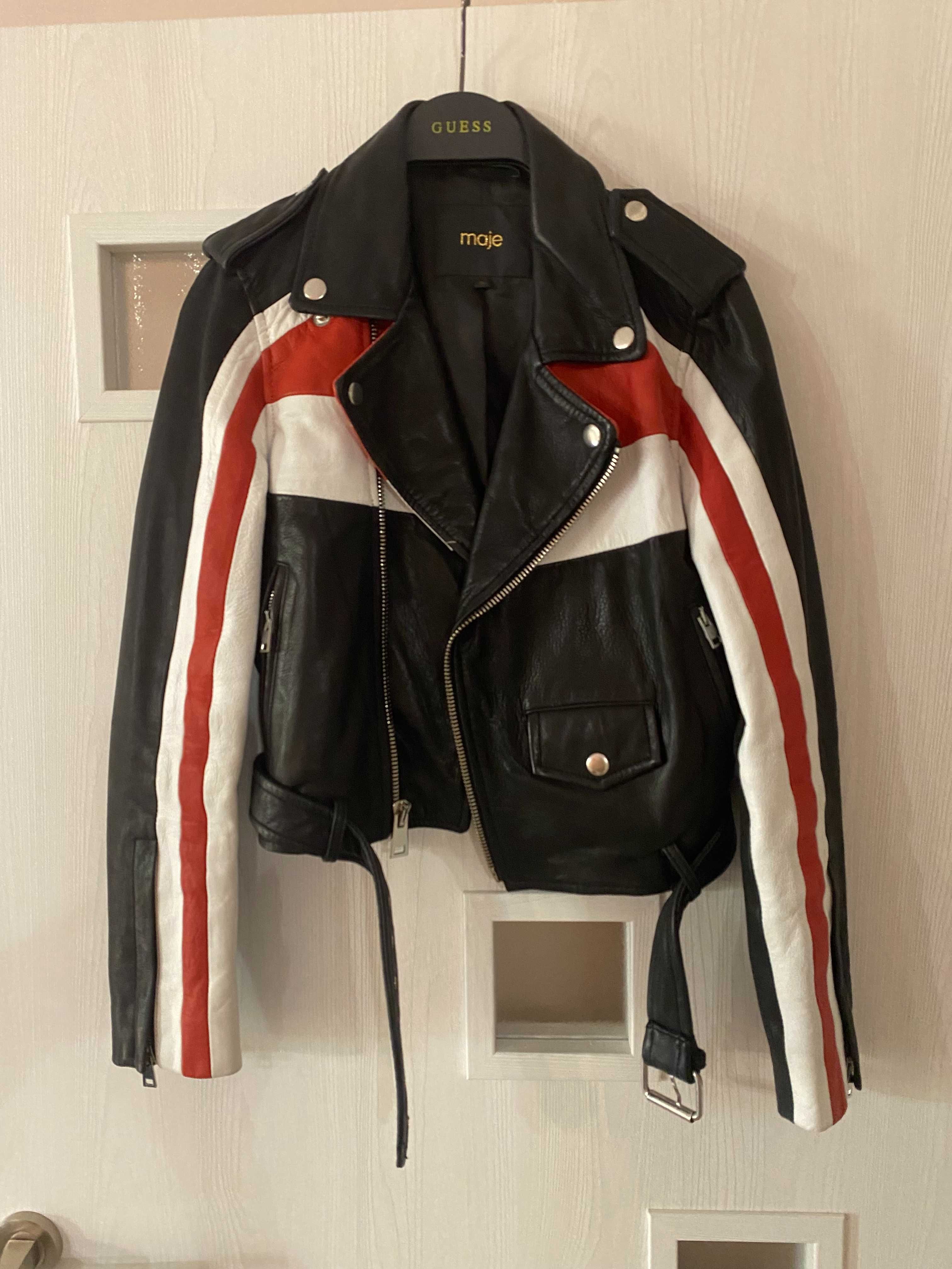 Естествена кожа maje tommy, hilfiger , diesel jacket