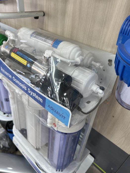 Фильтр с обратным осмосом AQUAVIT UV-7х (100GPD - 370 л/сут)