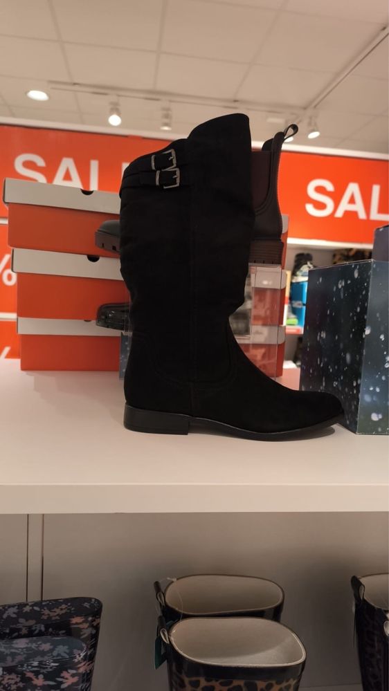 Cizme / botine piele intoarsa dama nr. 37