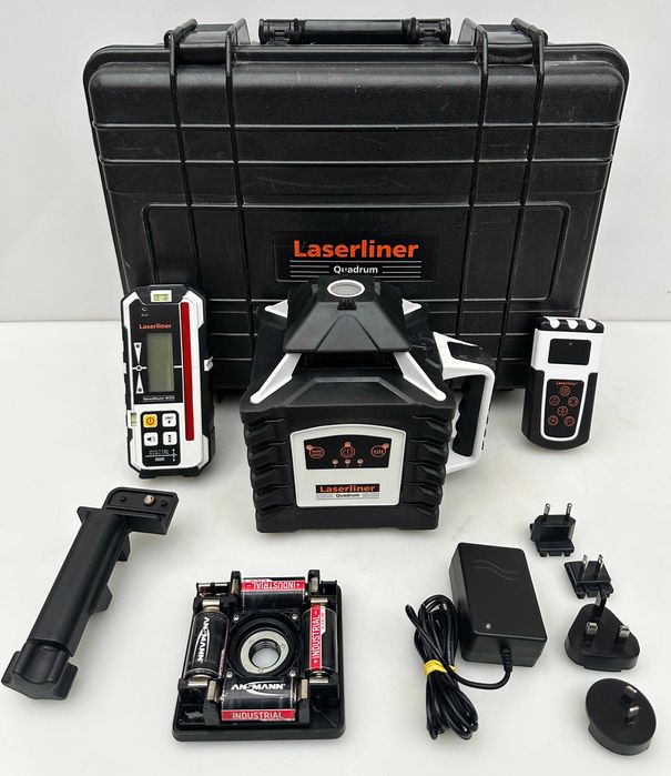 LASERLiNER Quadrum 410 S - Ротационен лазерен нивелир като нов!