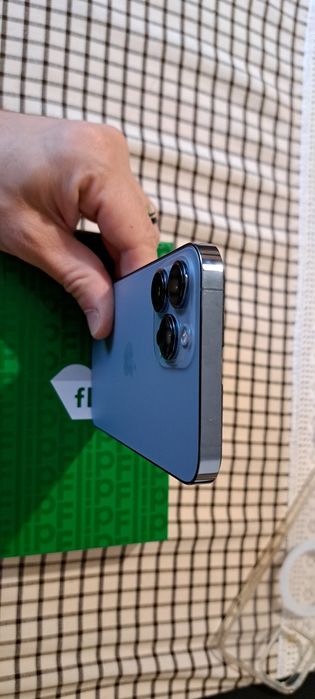 Iphone 13 Pro Max 256gb Sierra Blue, in garantie, baterie 100%