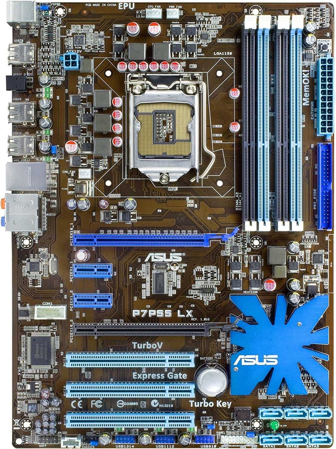 Дъно Дънна платка ASUS P7P55 LX LGA 1156 DDR3