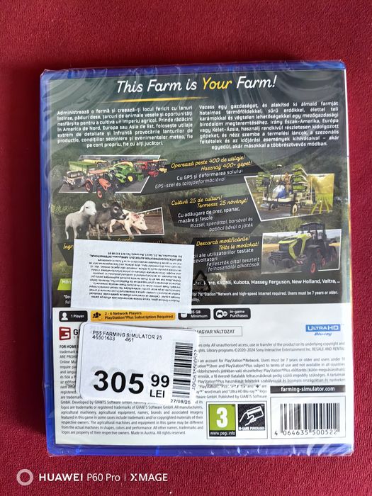 Farming Simulator 25, PS 5 sigilat