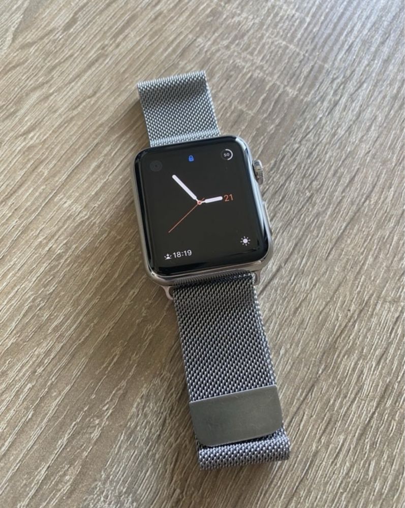 Apple Watch 42MM Stainless Steel&Bratara Milanese Loop