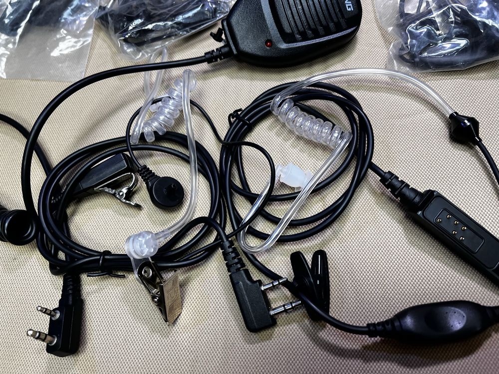 Акустични хендс фри слушалки hands free Baofeng Quansheng uv9 uv5 uv6