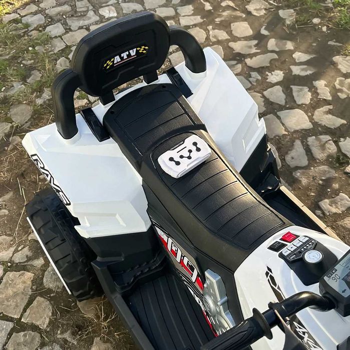 ATV electric pentru 2 copii 3-9 ani SuperOffroad V2 4x4 140W 12V 7Ah