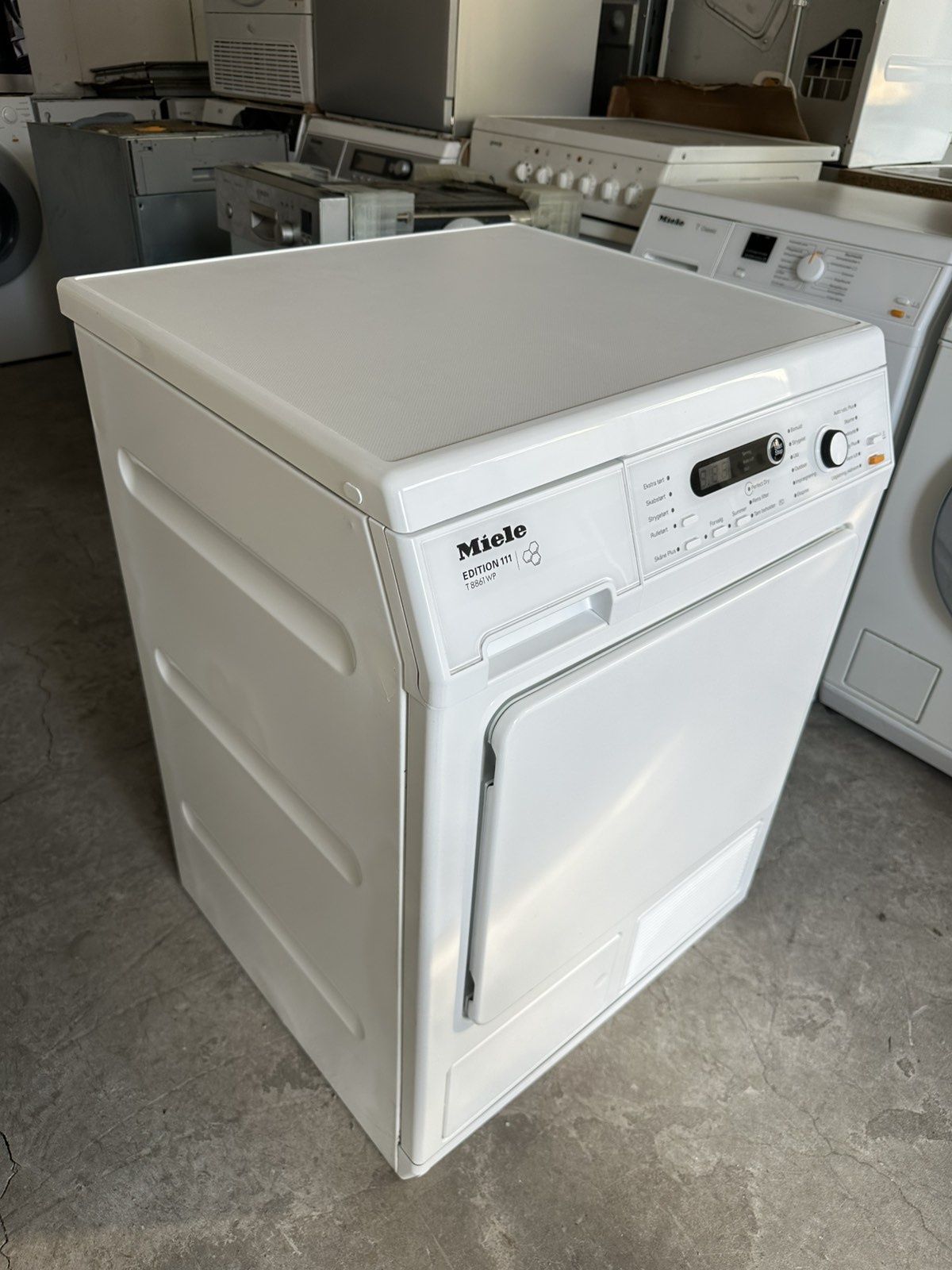 Сушилня +гаранция. MIELE ТЕРМОПОМПА. Клас А 8кг. Доставка за София
