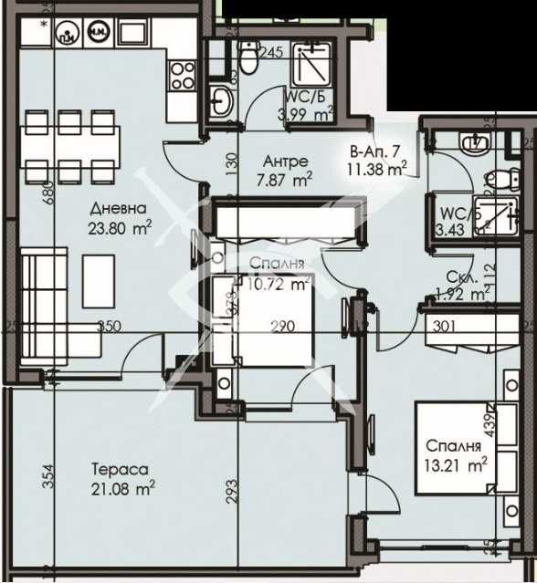 Продава се Тристаен апартамент в Бургас, Изгрев - 111 кв.м за 1205 €/кв.м - Снимка #1