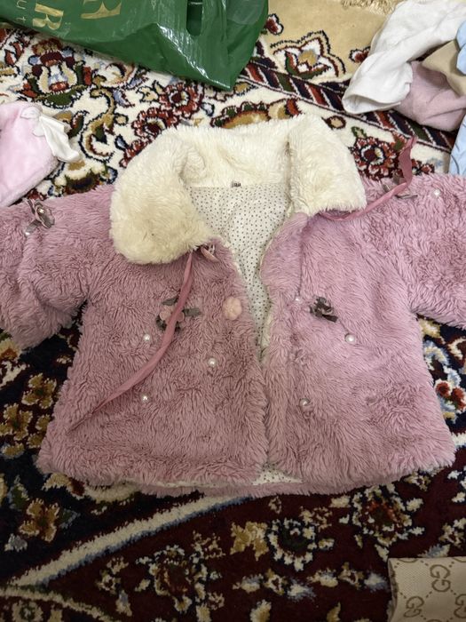 Комбинезон и шуба для девочек