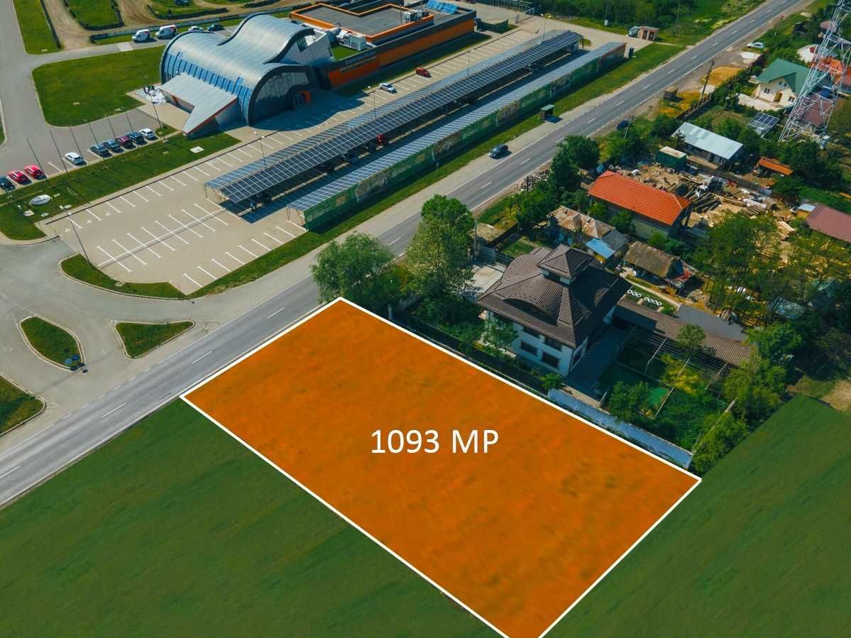 Vând teren intravilan Crevedia 1093 m² DN1A, langa Academia Titi Aur