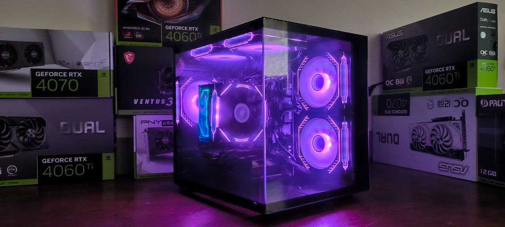 Игровой ПК, AMD Ryzen 5 7500F до 5.00GHz, Asus RTX4060 8Гб, Nvme 1Tb