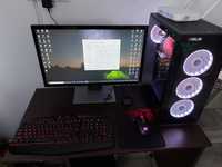 Pc gaming, monitor, birou