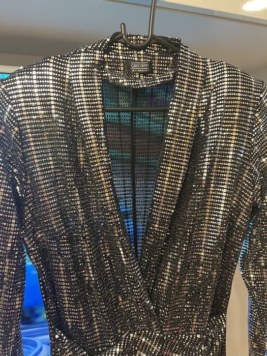 Rochie de petrecere adusa din anglia nr 42purtata cateva ore