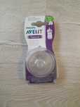Set 2 buc Tetina Natural Philips-Avent SCF042/27,cu debit lent,1 Luni+