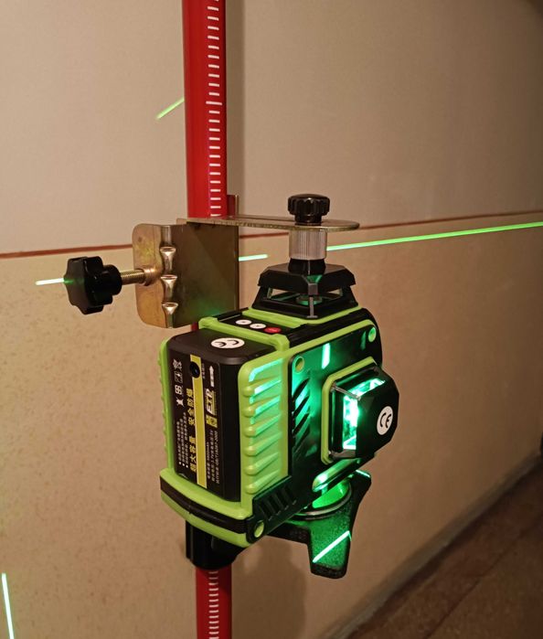 Tija extensibila, pol aluminiu, prajina 3.8m pt nivela laser