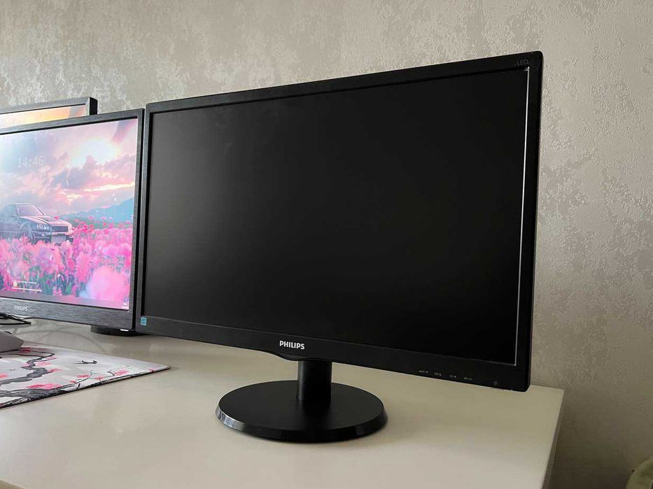 Монитор PHILIPS, 24 дюйма, Full HD, DVI-D, VGA