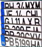 Numere auto ornamentale