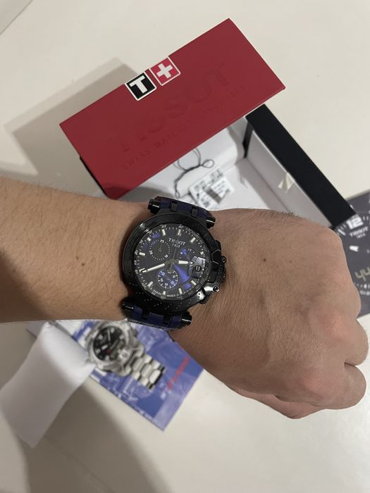 Ceas Tissot T-Race Chronograph BLUE- T115.417.37.041.00