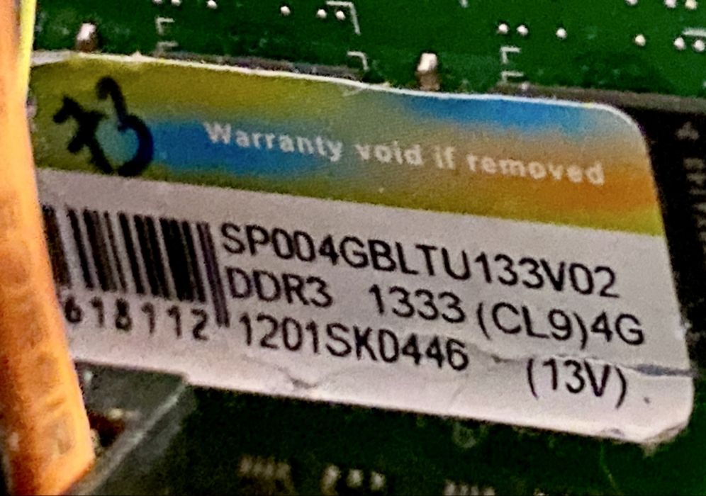 Оперативная память Silicon Power DDR3 4 ГБ 1333 МГц
