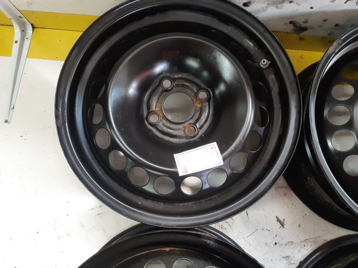 Set jante otel R15 Opel originale 4×100 6j×15  et 39