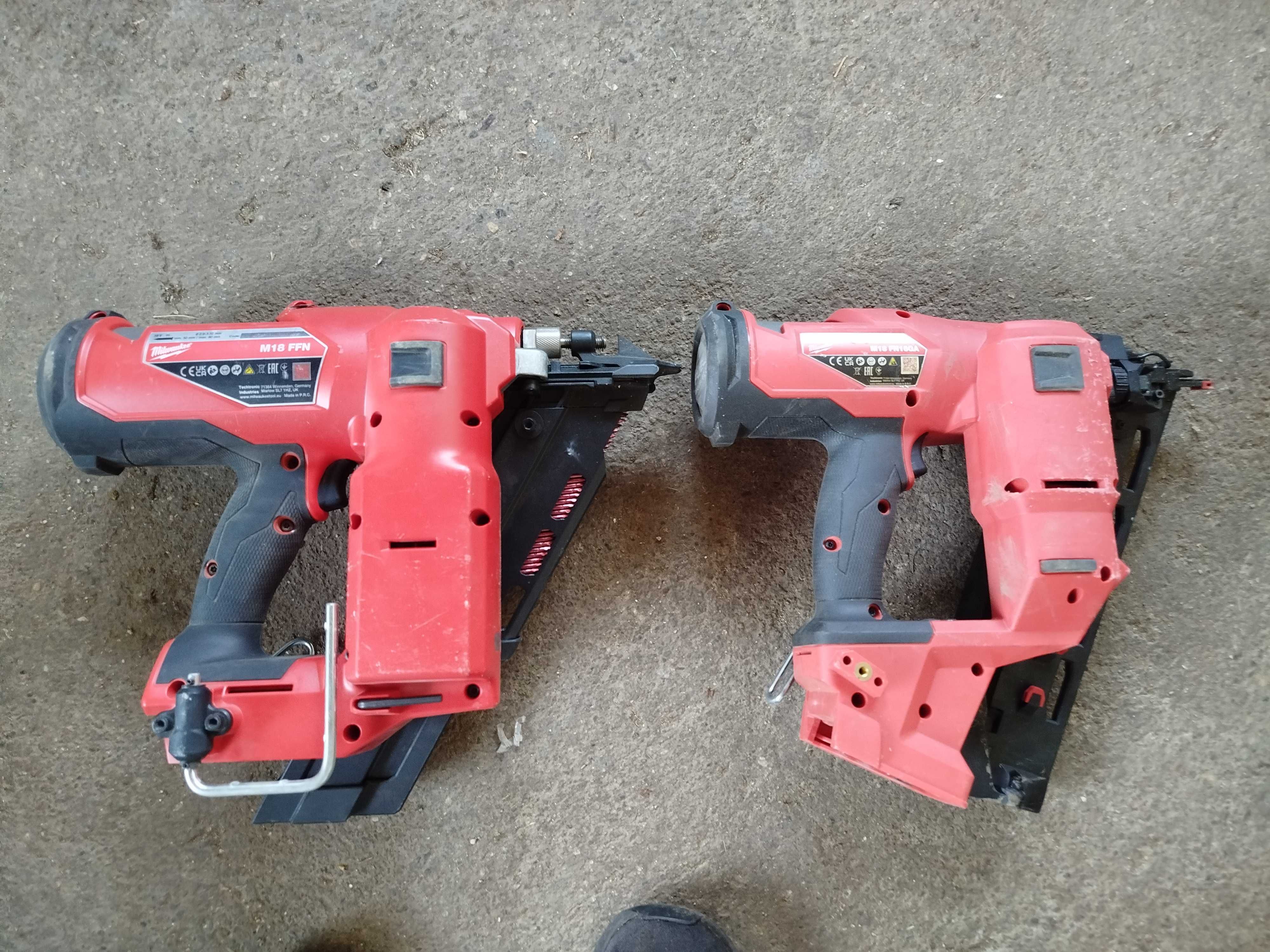 Milwaukee такери M18 FFN и M18 FN16GA