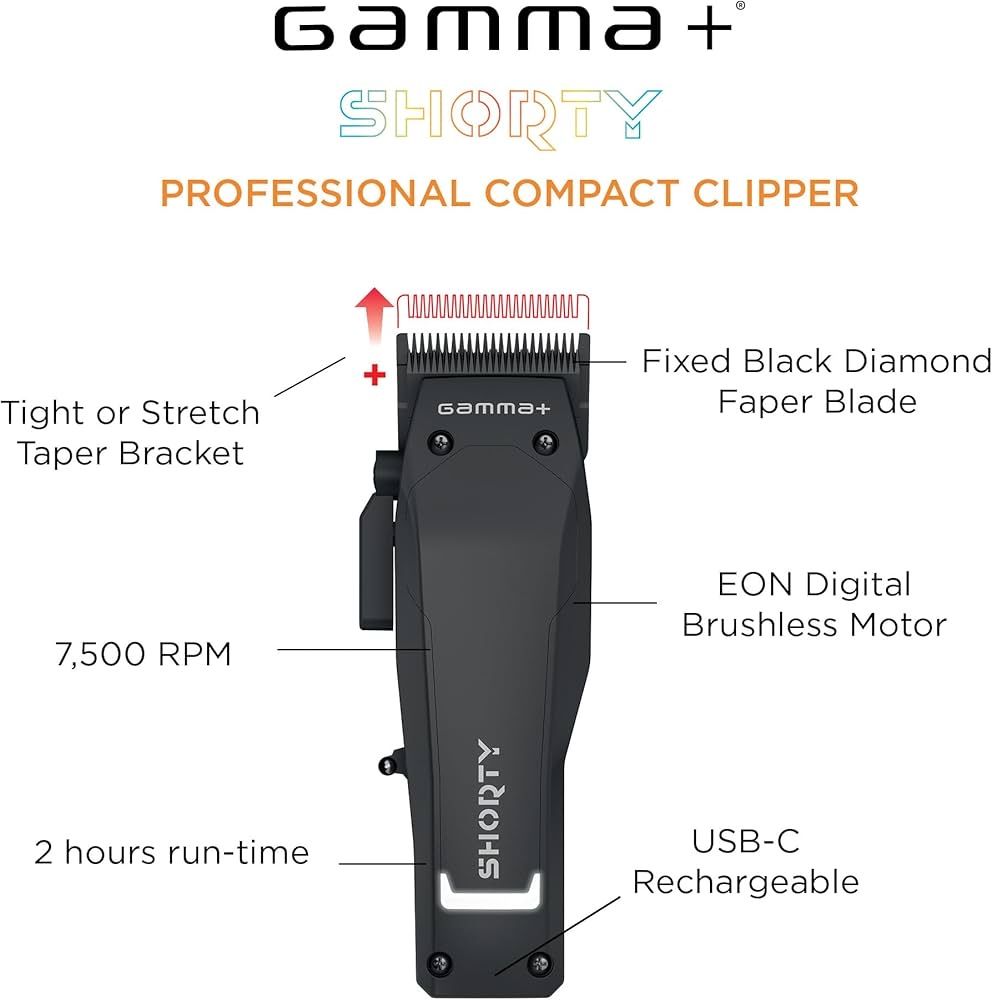 Gamma+ Shorty Машинка для стрижки волос
