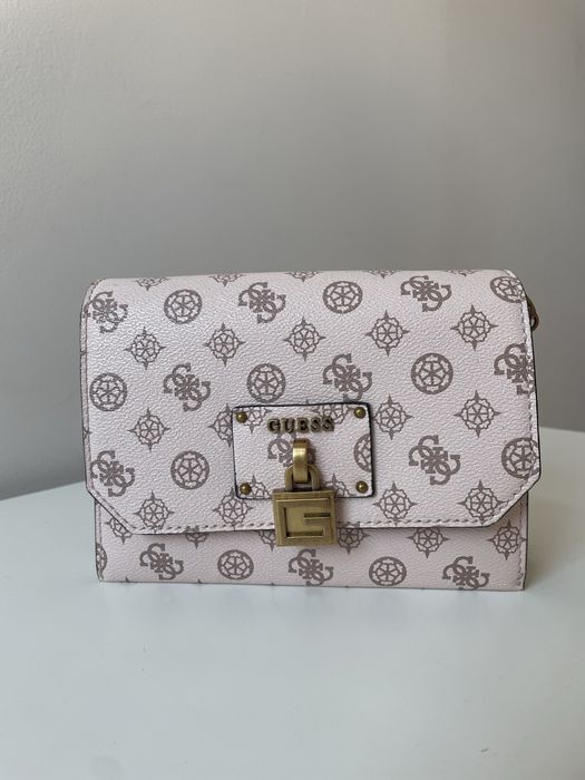 Guess Shell Logo Centre Stage Crossbody Bag