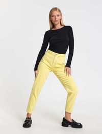 Жълти дънки Sinsay, сини дънки wide leg HM, размер 36 / 38, нови дънки