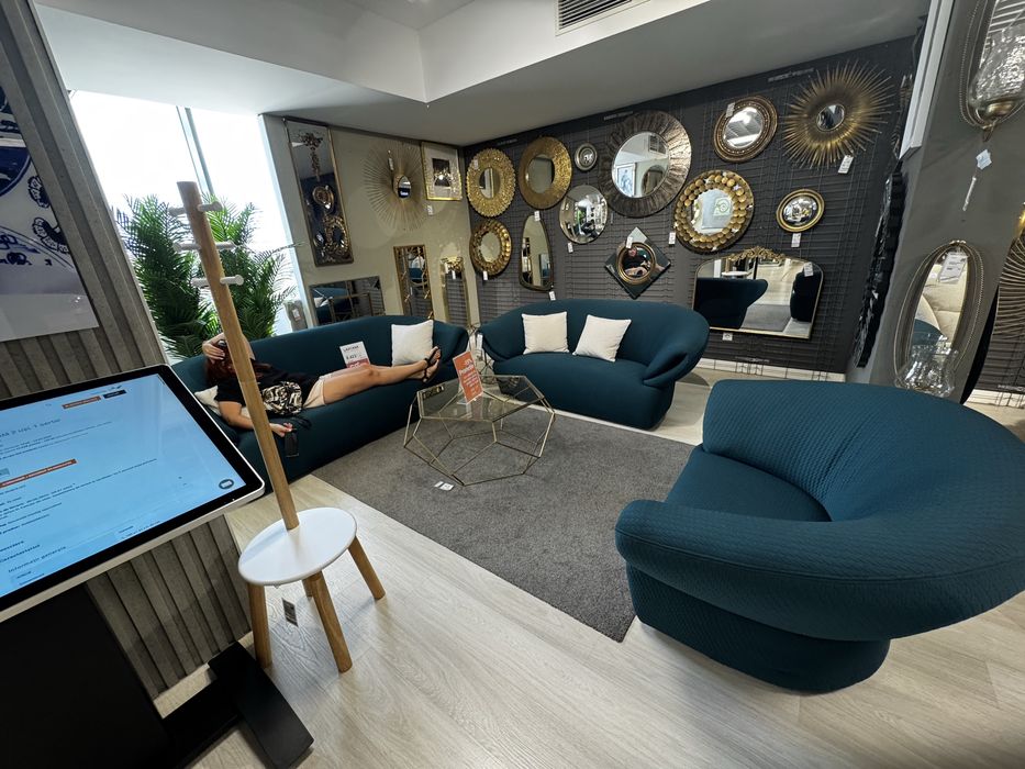 Set canapea Italia Mobexpert 3/2/1 NOU