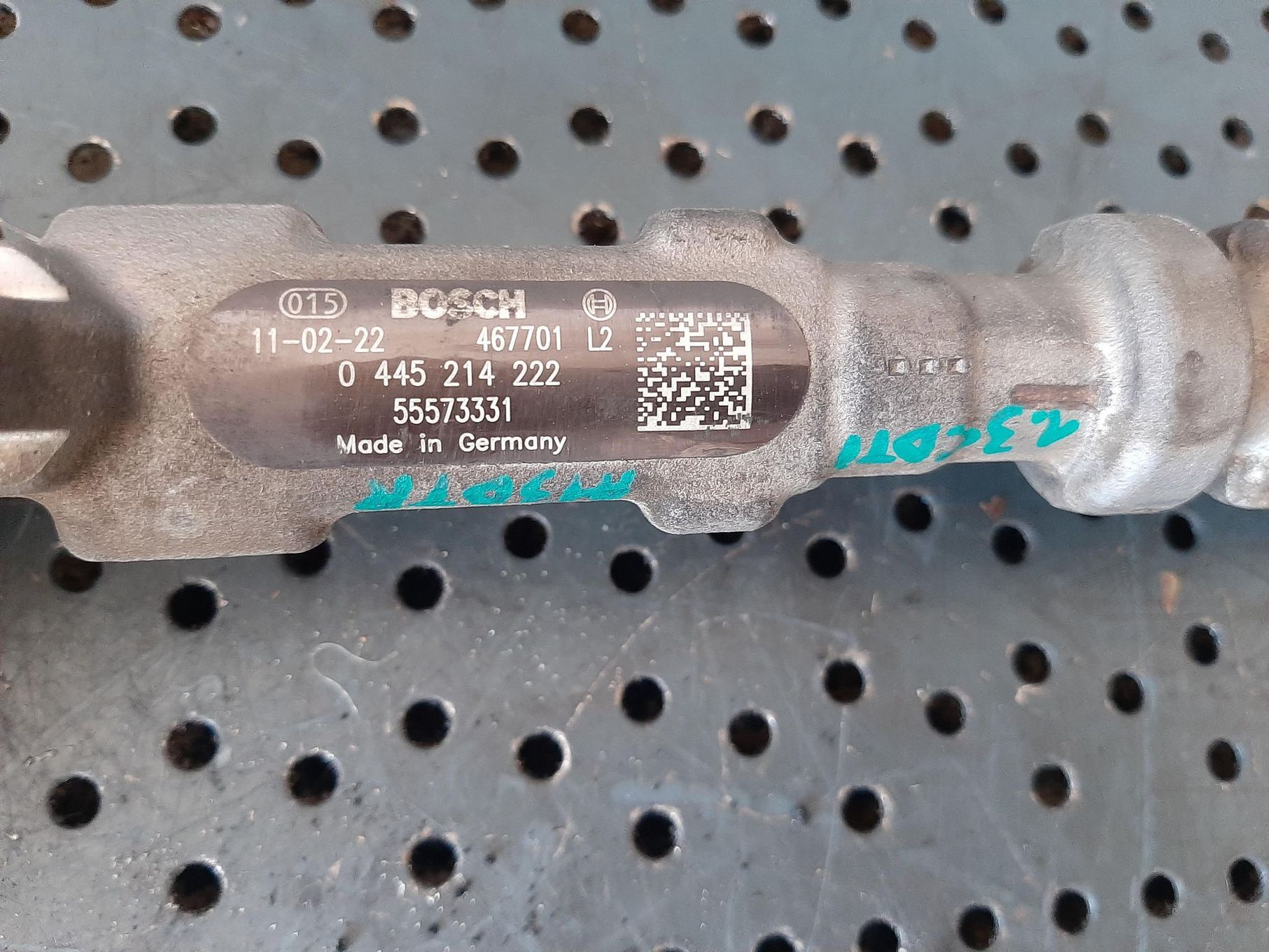 rampa injectoare opel astra j corsa d meriva b 1.3 cdti  0445214222 55573331