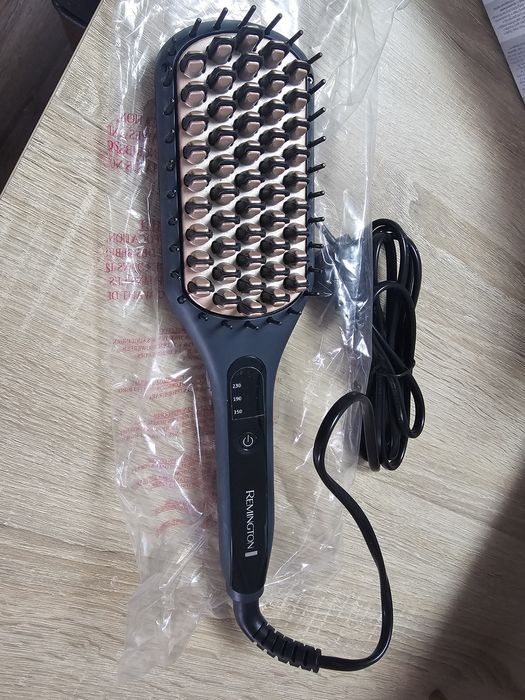 Remington ел.четка за коса и стъклено буре 1л.със стойка