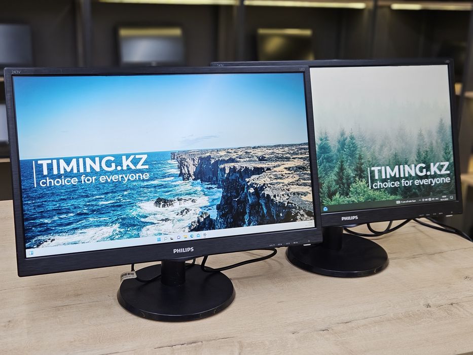 Шикарный монитор Philips 243V - 24дюйма FullHD 60hz, VGA, DVI