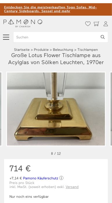 Veioza alama plexiglas acryl lucite brass