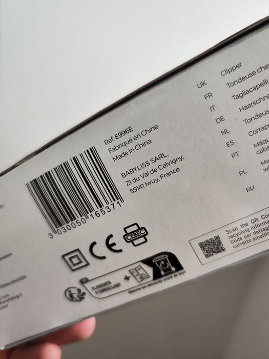 Aparat de tuns și aranjat barba babyliss