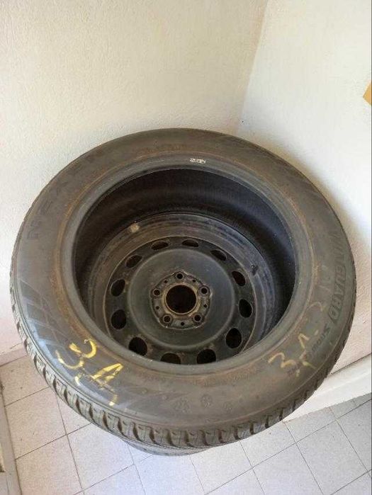 5 броя зимни гуми NEXEN с джанти за BMW 320-  E 46.