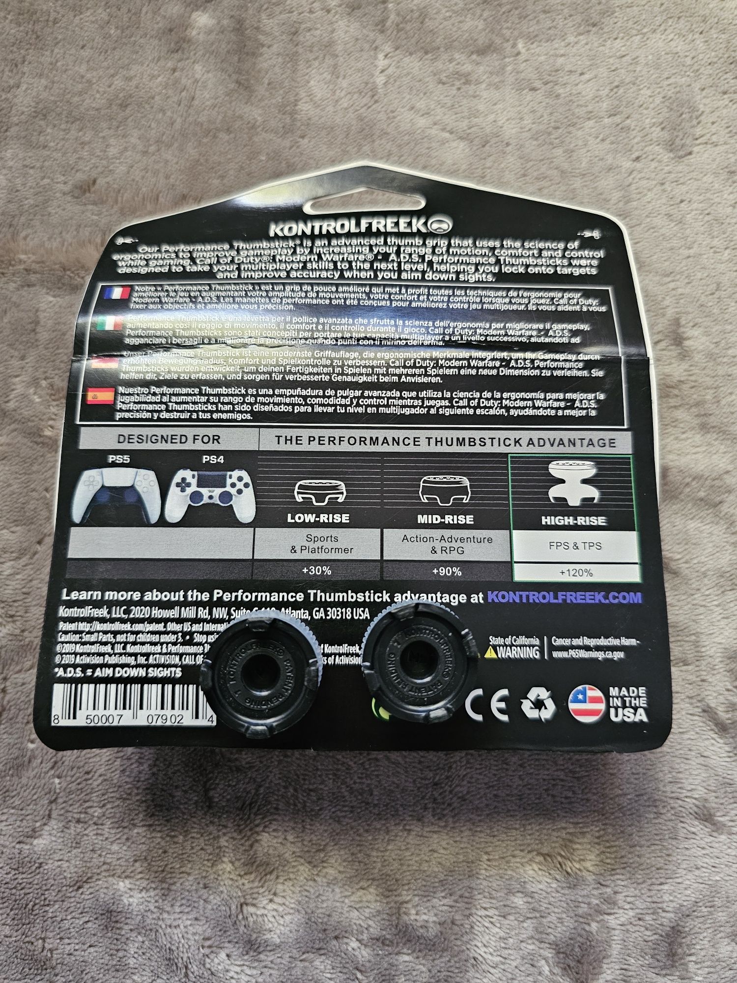 Kontrol freek grip thumbgrips controller playstation 4/5