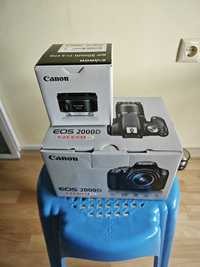 Продавам професионален фотоапарат CANON  EOS 2000D . Нов!