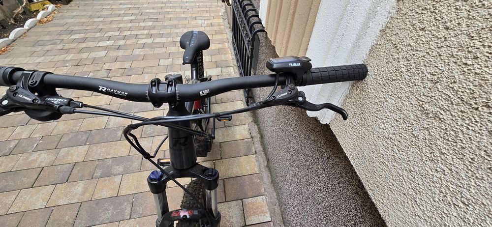 Bicicleta Electrica Raymon HardRay E3.0-27.5 Inch,L, Gri-Rosu