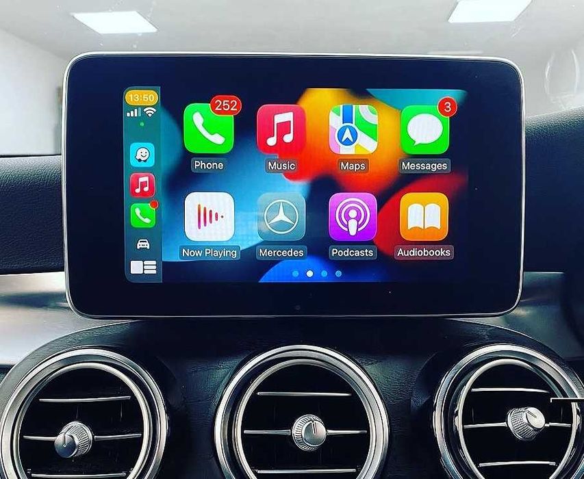 Activare iPhone Apple CarPlay Android Auto Mercedes A B CLA GLA GLE