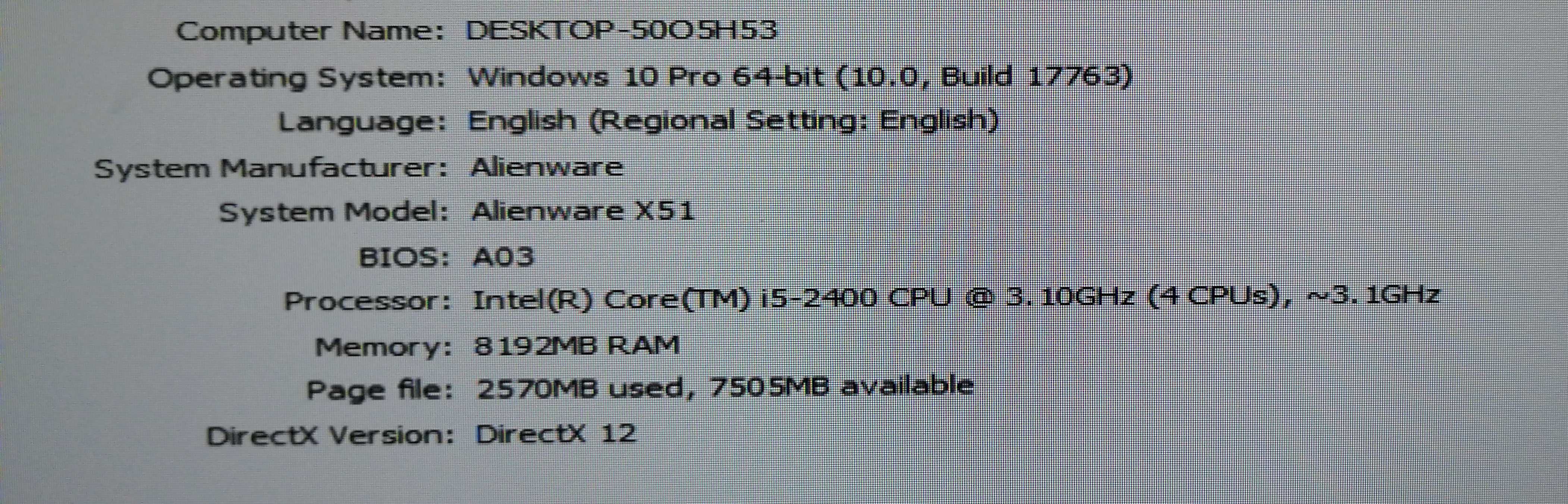 Kit i5 2400 - Placa de Baza Alienware X51 - 8 GB DDR 3 - Cooler